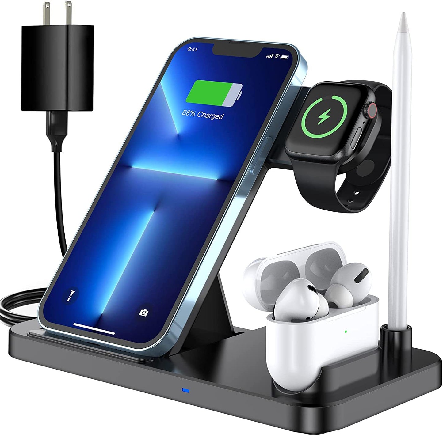 Four in one Mobile Phone Wireless Charger 4 in1 Three in one Wireless Charger