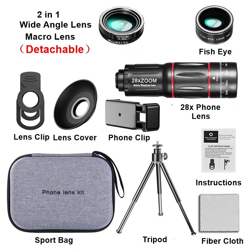 Mobile Phone Camera Lens Telescope