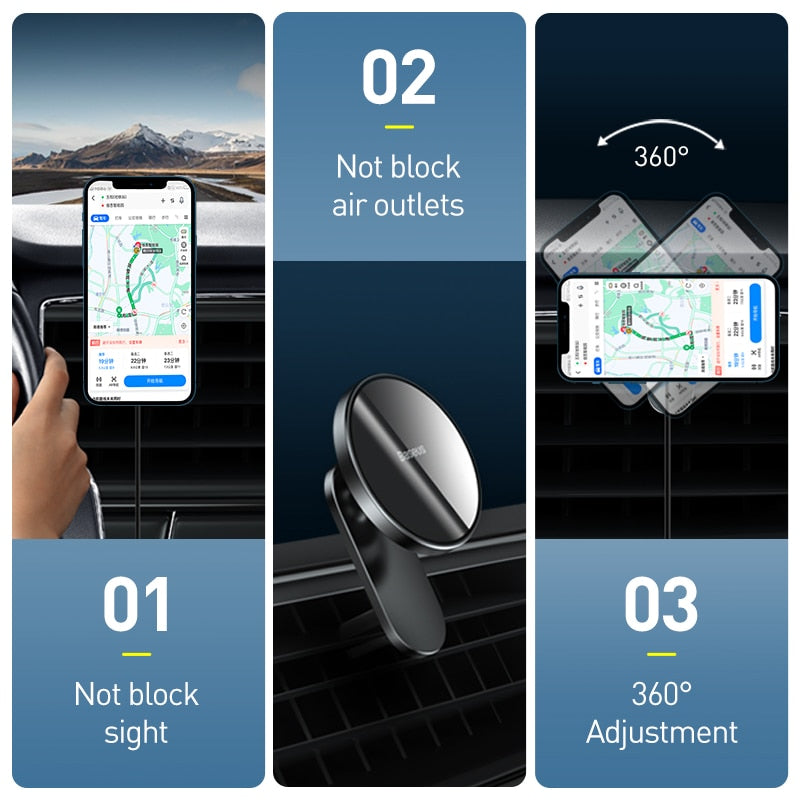 Magnetic Car Phone Holder Wireless Charger