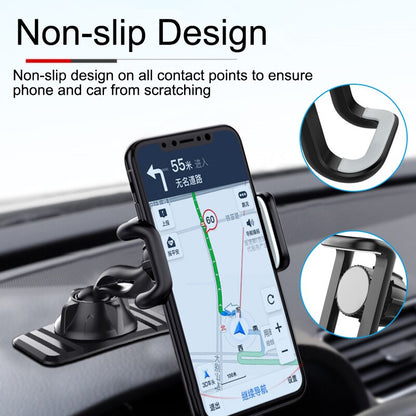 Dashboard Mount Phone Holder in Car Flexible Clip