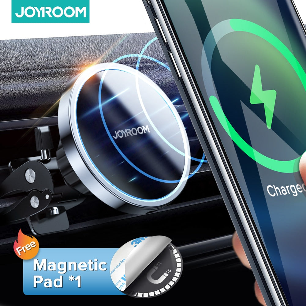 Magnetic Car Holder Wireless Charger Portable