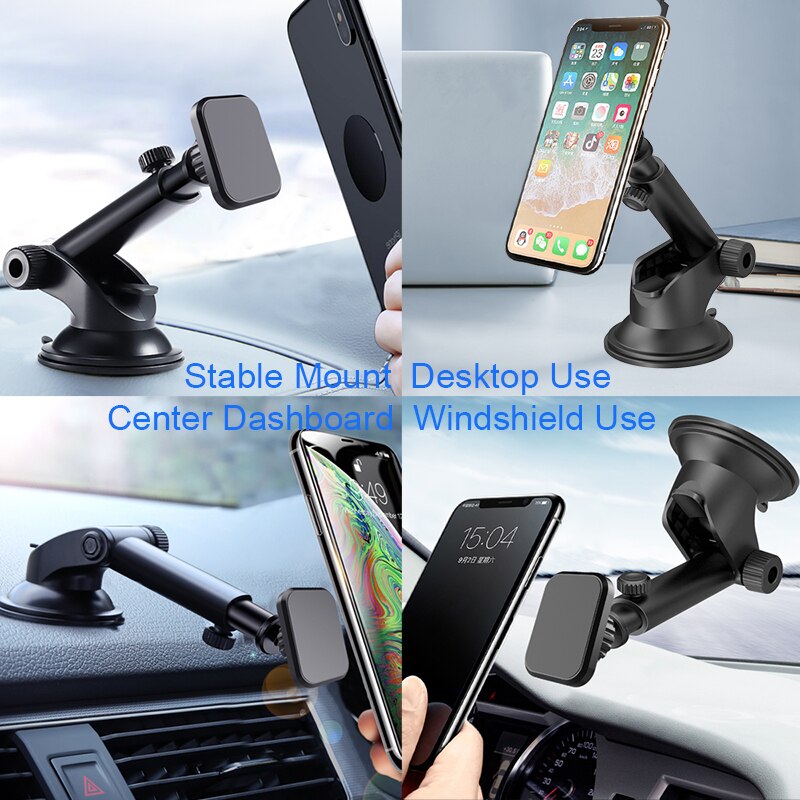 Telescopic Magnetic Car Phone Holder