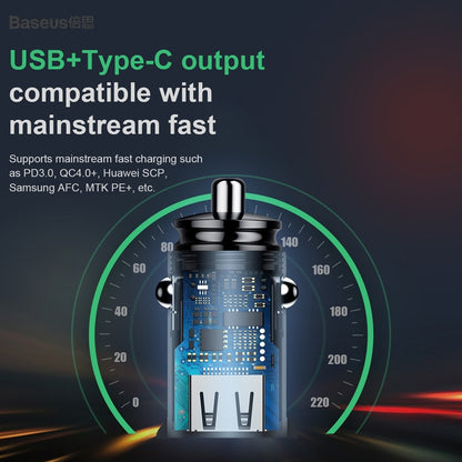 30W USB Car Charger Quick Charge USB Fast Charging