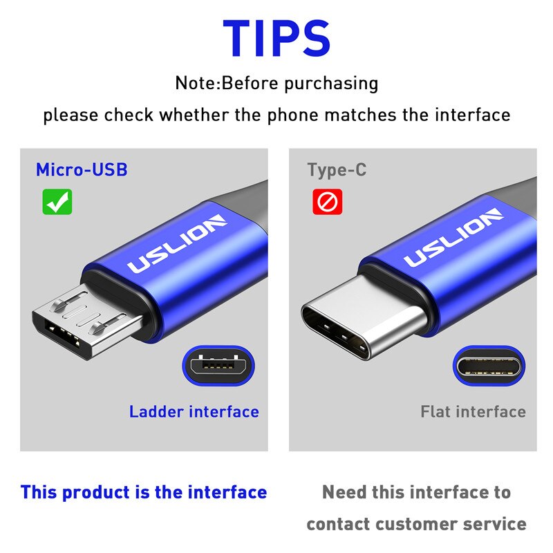 Micro USB Cable 3A Fast Charging Data Cable