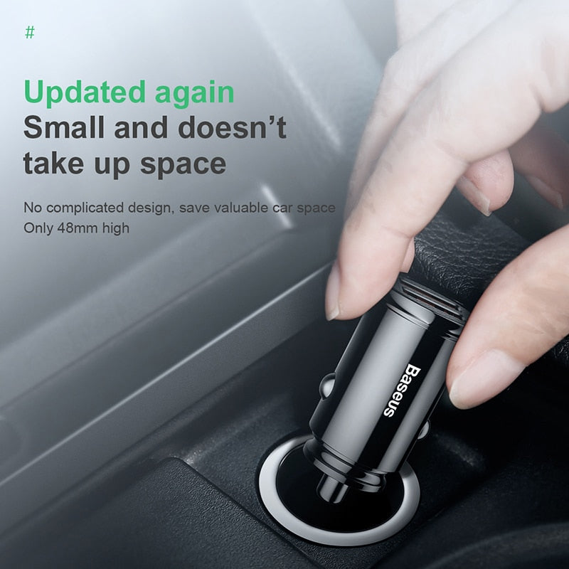 30W USB Car Charger Quick Charge USB Fast Charging