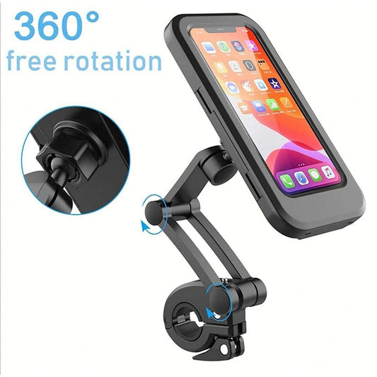 Bike Phone Holder Waterproof Bicycle Mobile Holder