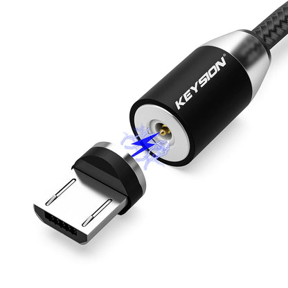 LED Magnetic USB Cable Fast Charging