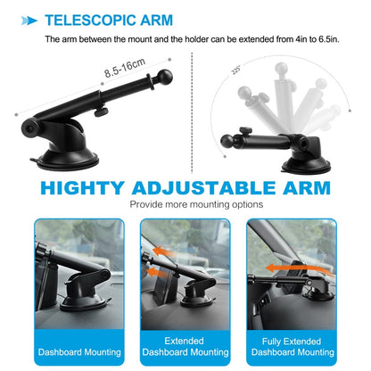 Telescopic Magnetic Car Phone Holder