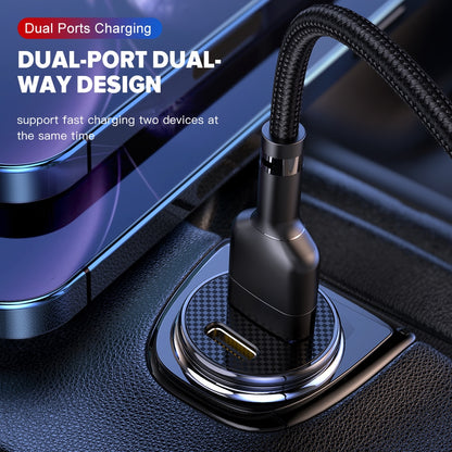 USB C Car Charger QC 3.0 40W 5A Phone Charger