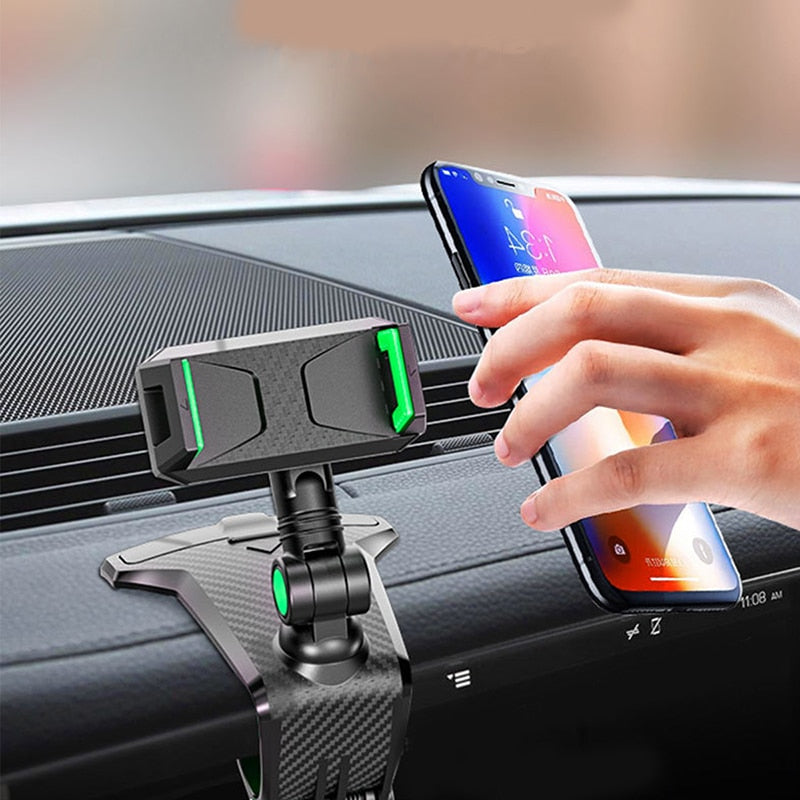 Car Mobile Support Dashboard Easy Clip Phone Holder