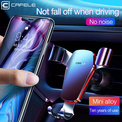 CAFELE Gravity Car Phone Holder Air Vent Monut