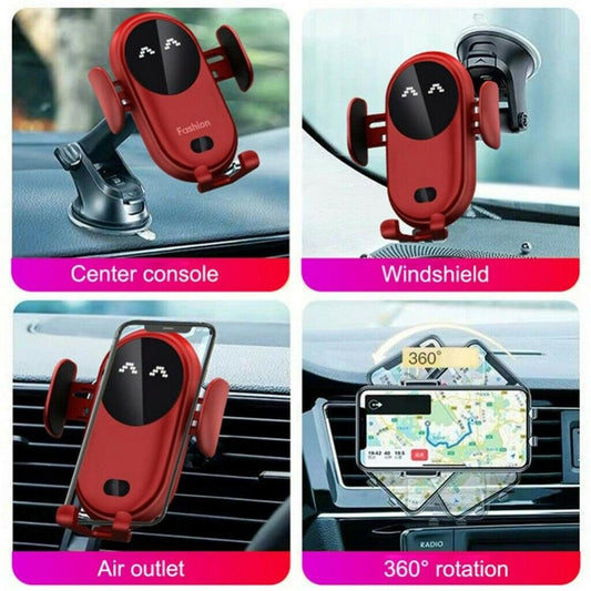Auto Sensing Wireless Smart Car Phone Charger