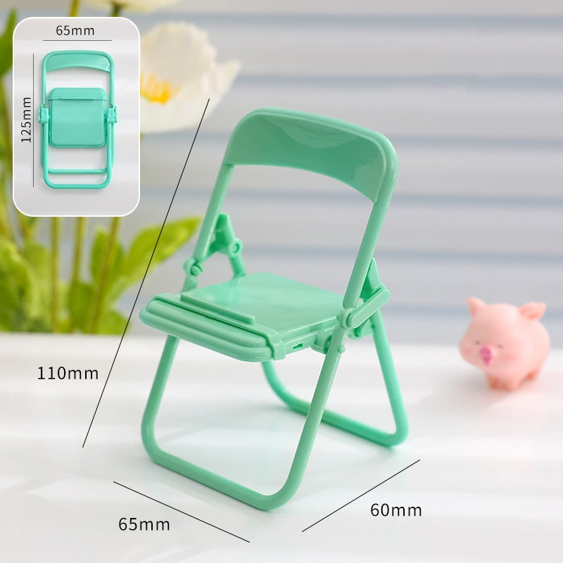 Cute Color Chair Adjustable Phone Holder Stand