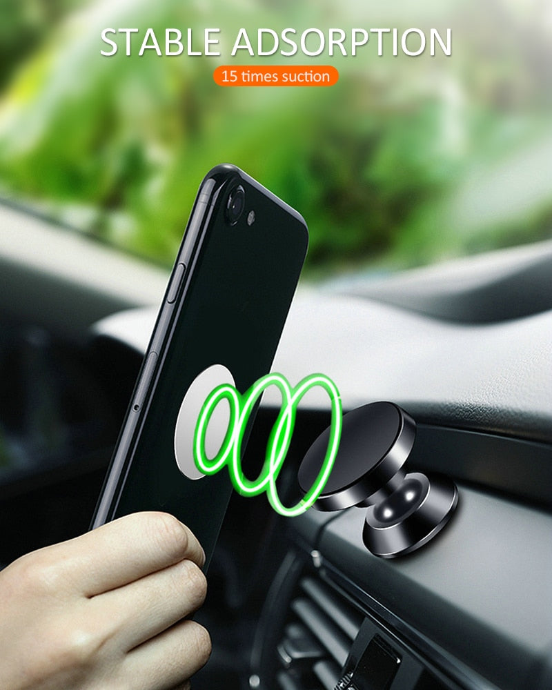 Car Phone Holder Magnet Mount Mobile Cell Phone Stand GPS Support
