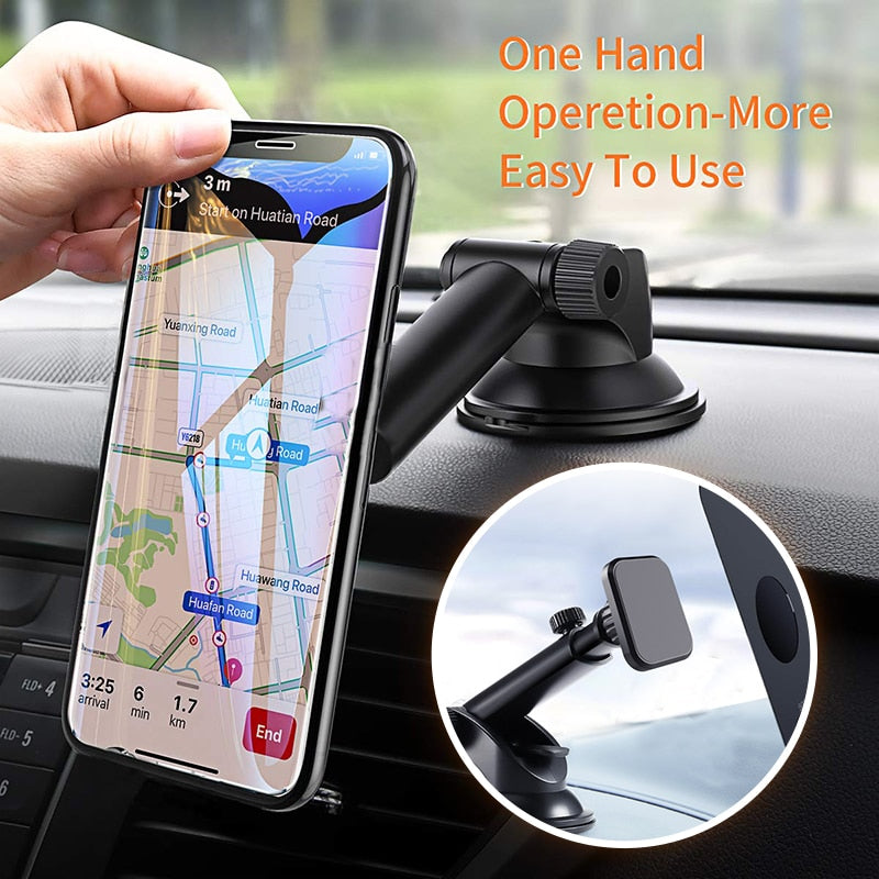 Telescopic Magnetic Car Phone Holder