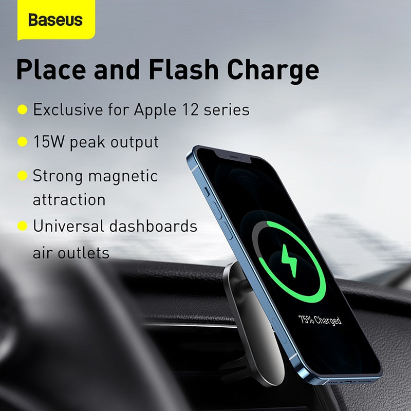 Baseus Car Phone Holder Wireless Charger Stand