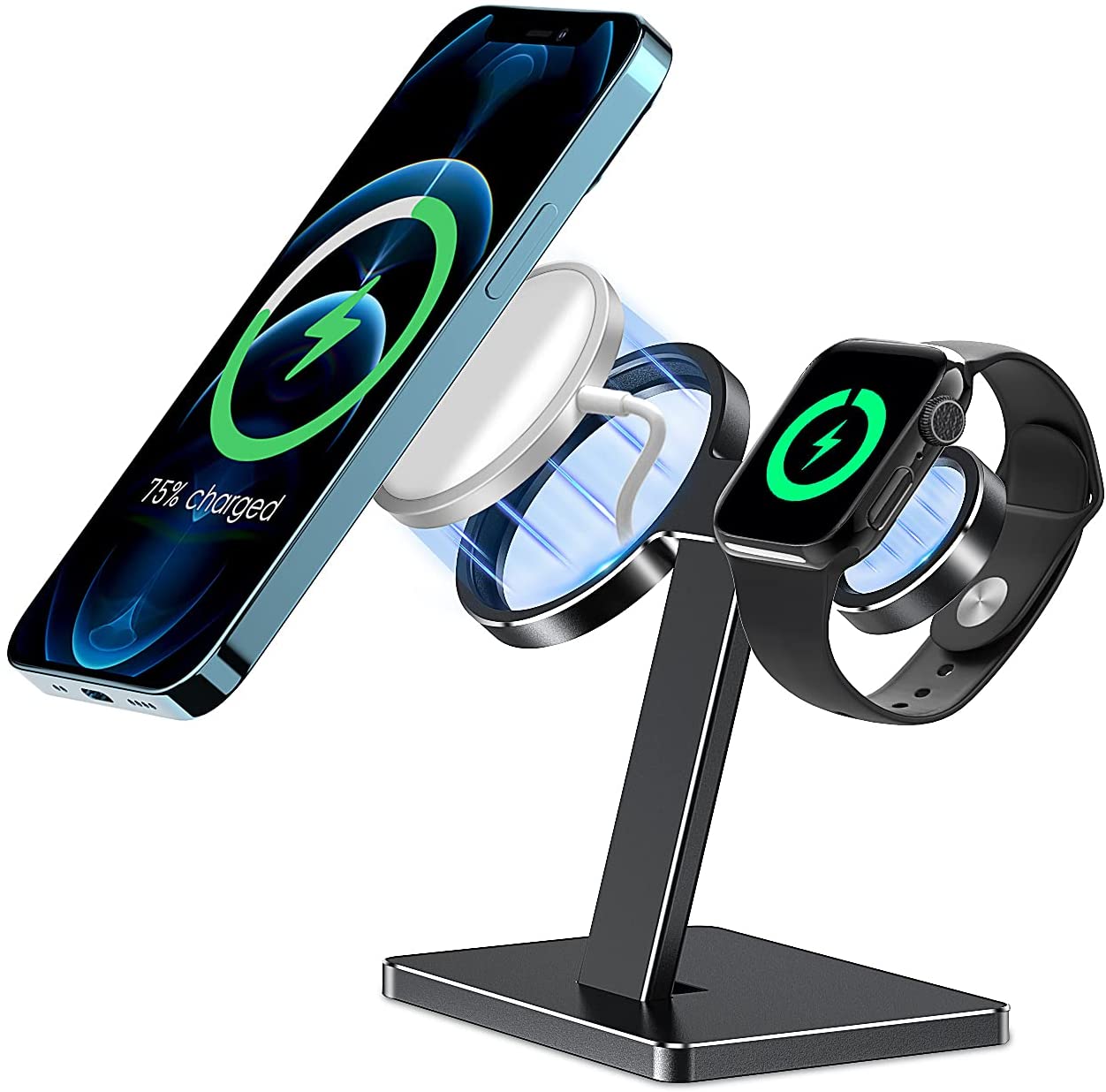 Wireless Charger Stand Aluminum Alloy Phone Holder