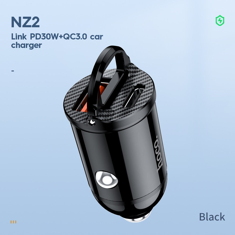 USB Car Charger PD 30W Fast Charging Supercharge