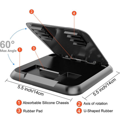 Carbon Fiber Car Phone Holder Dashboard