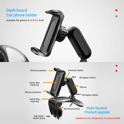 Multifunctional Car Phone Holder Clip