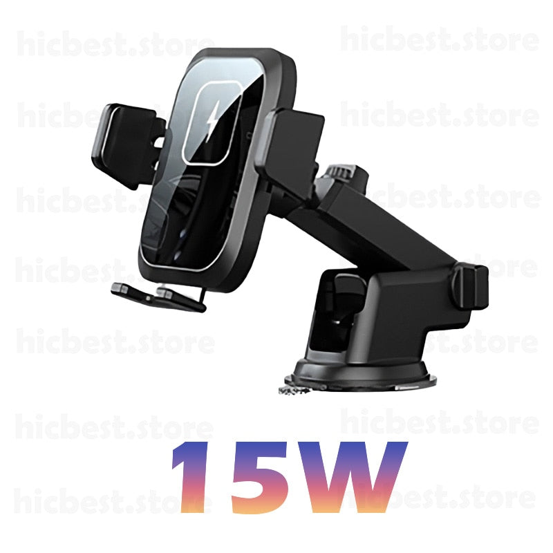 15W Wireless Car Charger Phone Holder