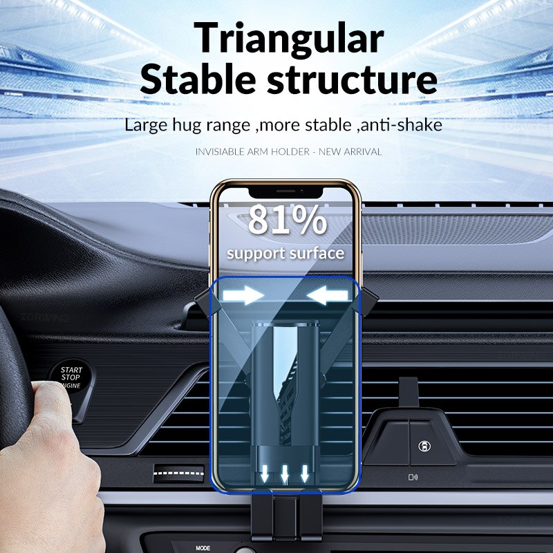 New Gravity car holder for phone air vent mount