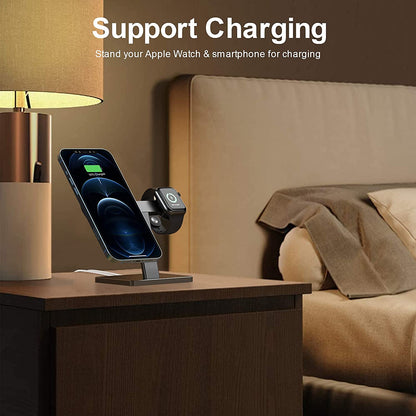 Wireless Charger Stand Aluminum Alloy Phone Holder