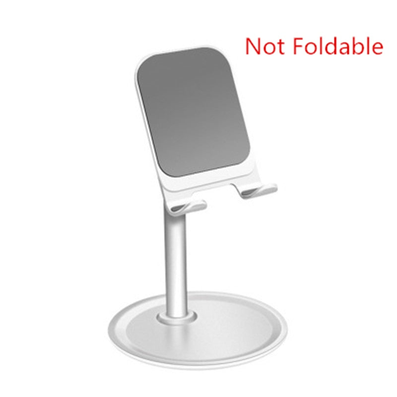 2021 Metal Desktop Tablet Holder Table Cell Foldable Extend Support Desk Mobile Phone Holder Stand For iPhone iPad Adjustable