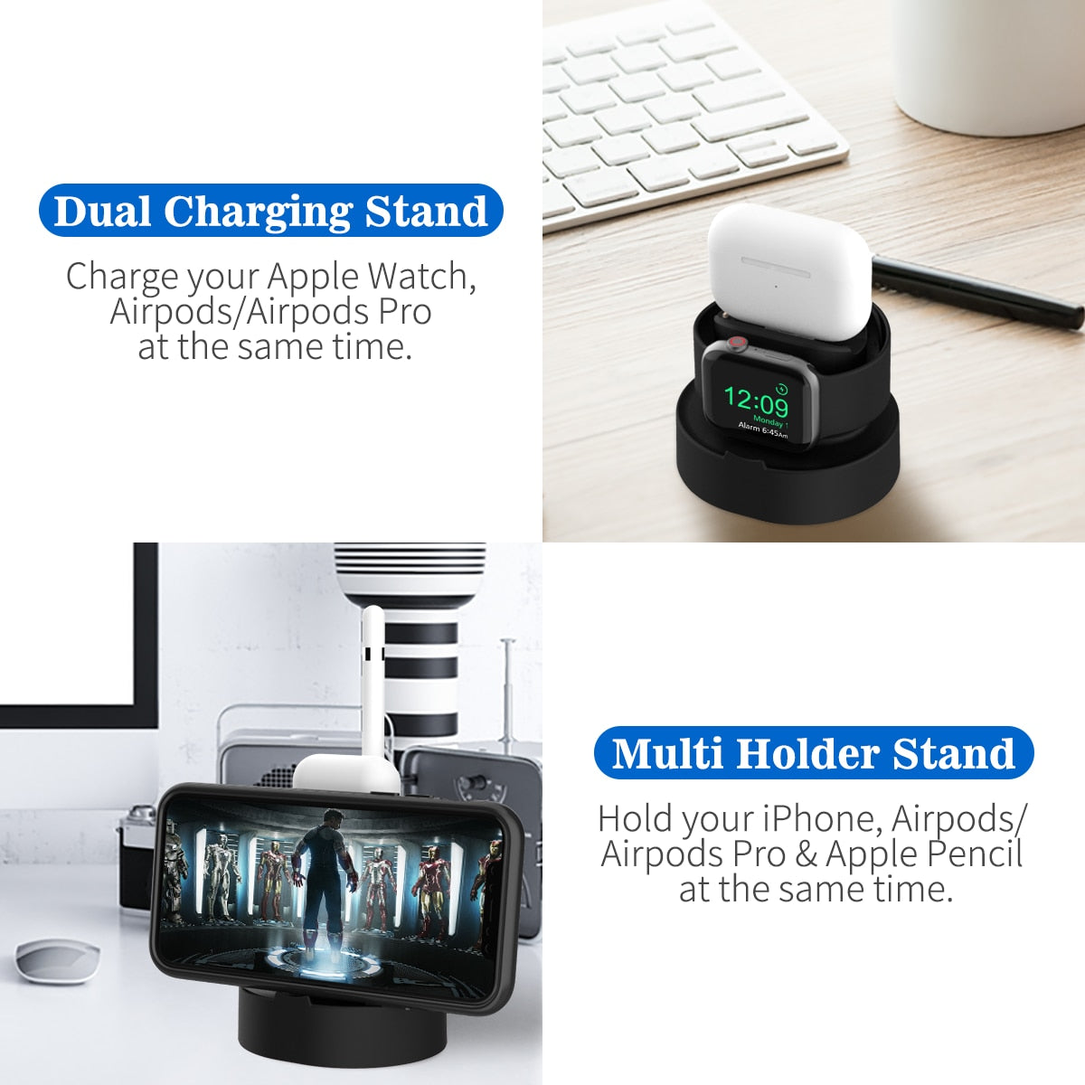 Stand Storage Charging Support Table Phone Holder