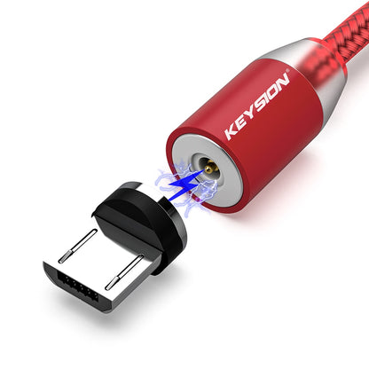 LED Magnetic USB Cable Fast Charging