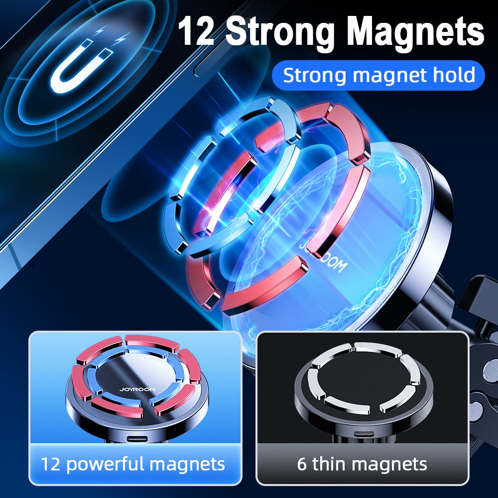 Magnetic Car Holder Wireless Charger Portable