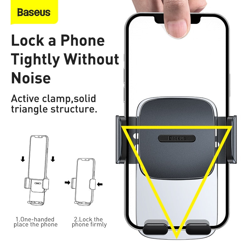 Clamping Car Phone Holder Universal Smartphone Stands