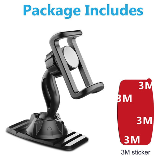 Dashboard Mount Phone Holder in Car Flexible Clip