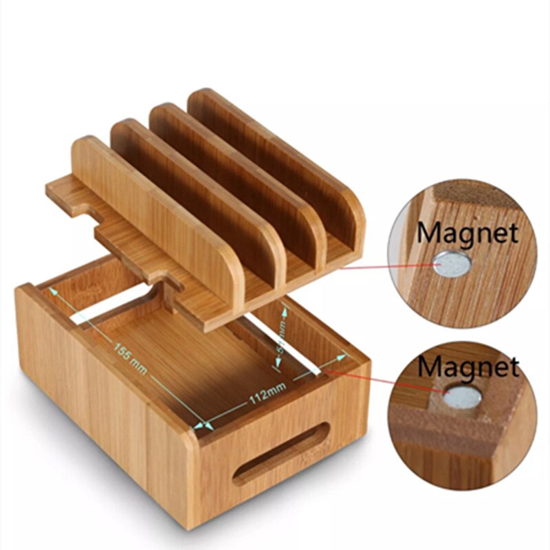 Bamboo Holder for iPhone Stand