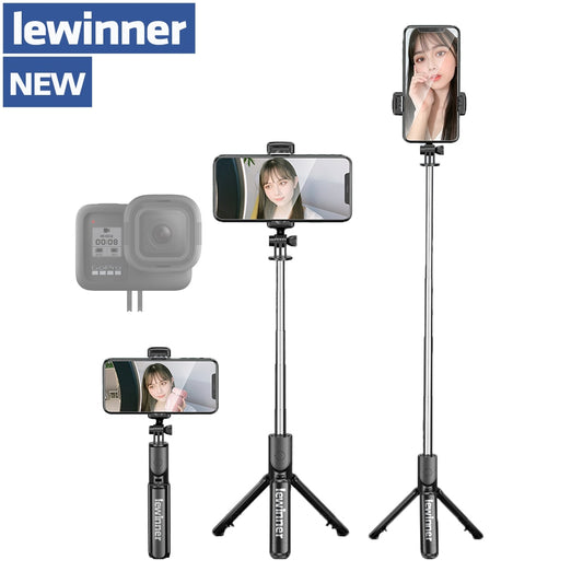 Lewinner Wireless Selfie-Stick Monopod Tripod