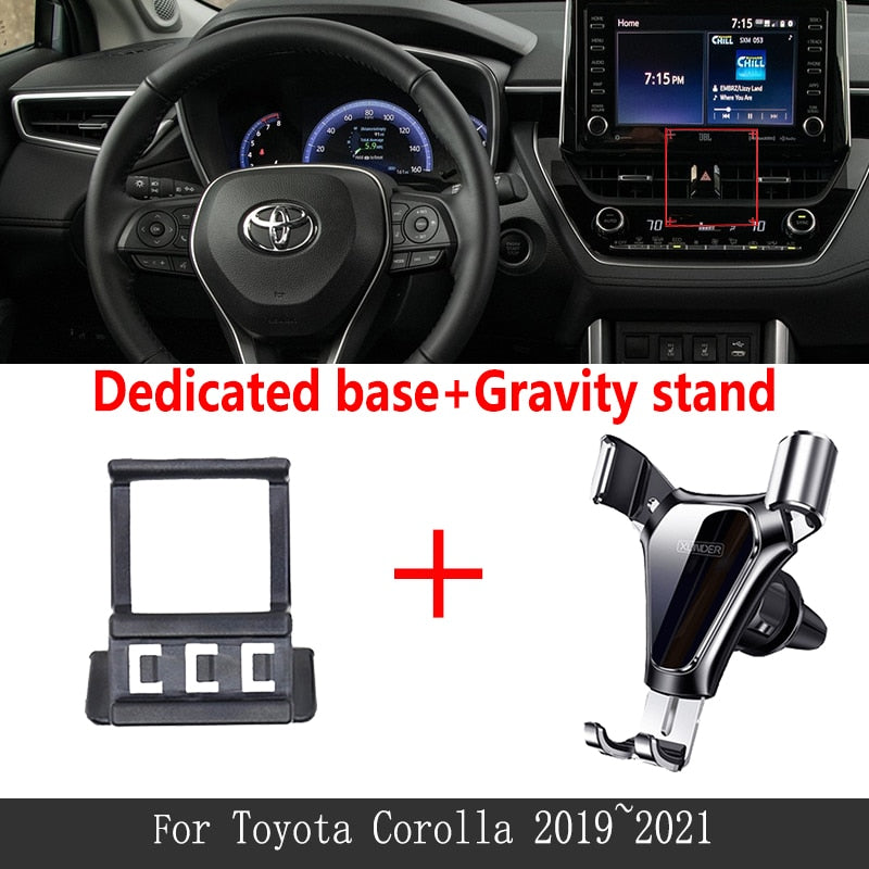 Car Mobile Phone Holder for  Telephone Bracket Gravity