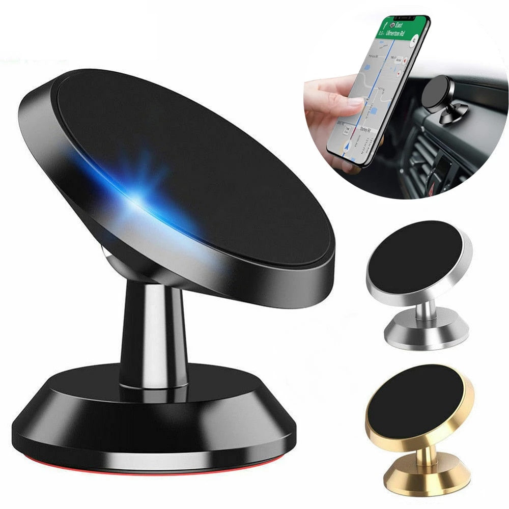 Car Phone Holder Magnet Mount Mobile Cell Phone Stand GPS Support