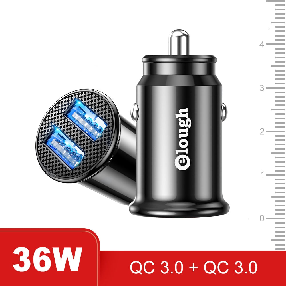 USB C Car Charger QC 3.0 40W 5A Phone Charger