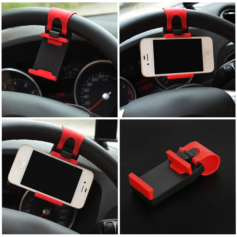 Universal Car Steering Wheel Clip Mount Holder