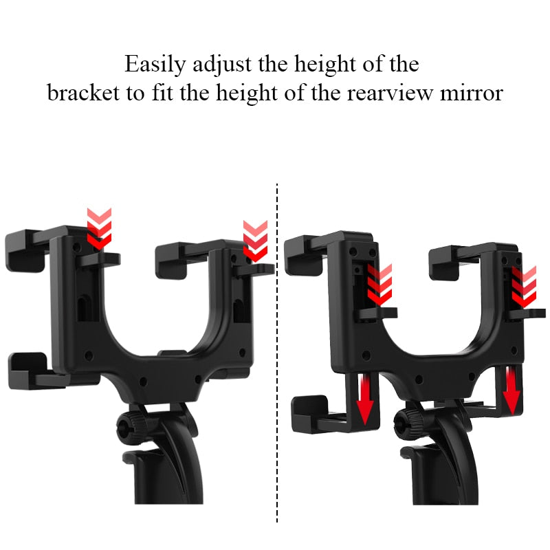 Car Rearview Mirror Mount Phone Holder