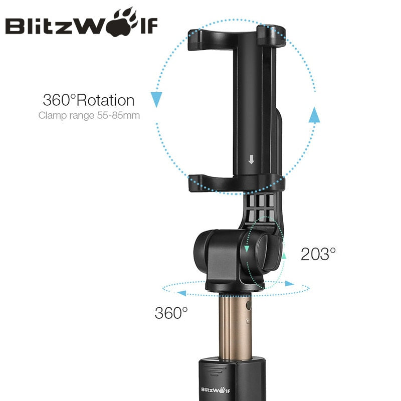 BW-BS3 bluetooth-compatible Selfie Stick Tripod