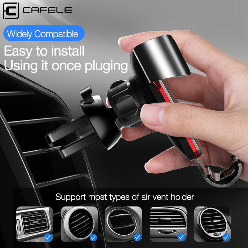 CAFELE Gravity Car Phone Holder Air Vent Monut