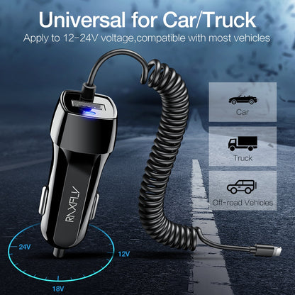 Car Charger Car USB Quick Charger 3.0 Car Charger