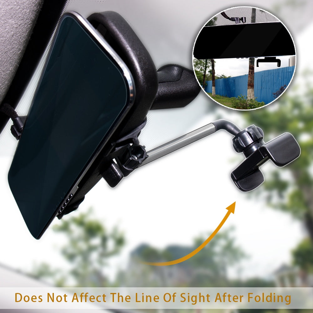 Car Rearview Mirror Mount Phone Holder Adjustable