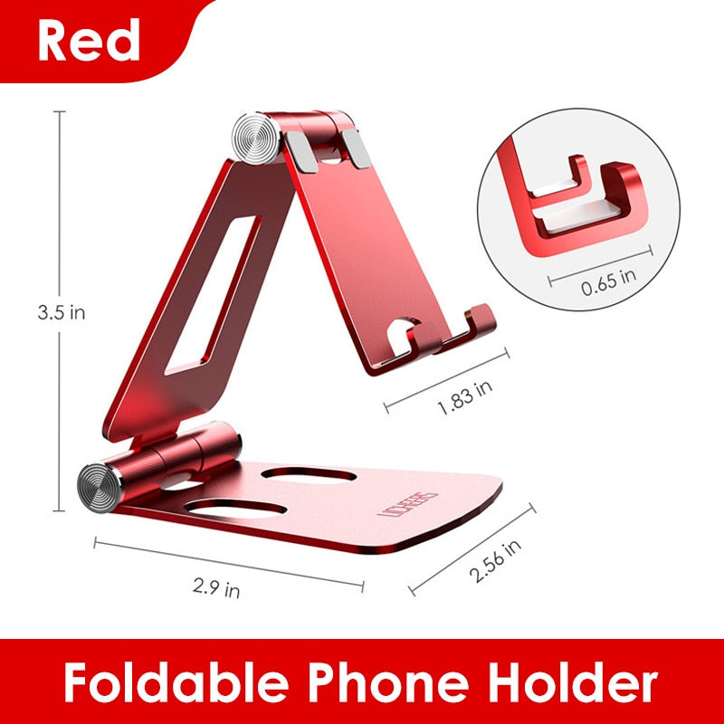 Foldable Metal Desk Phone Holder