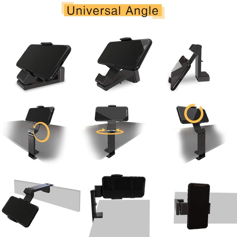 Airplane Cell Phone Seat Back Tray Table Clip