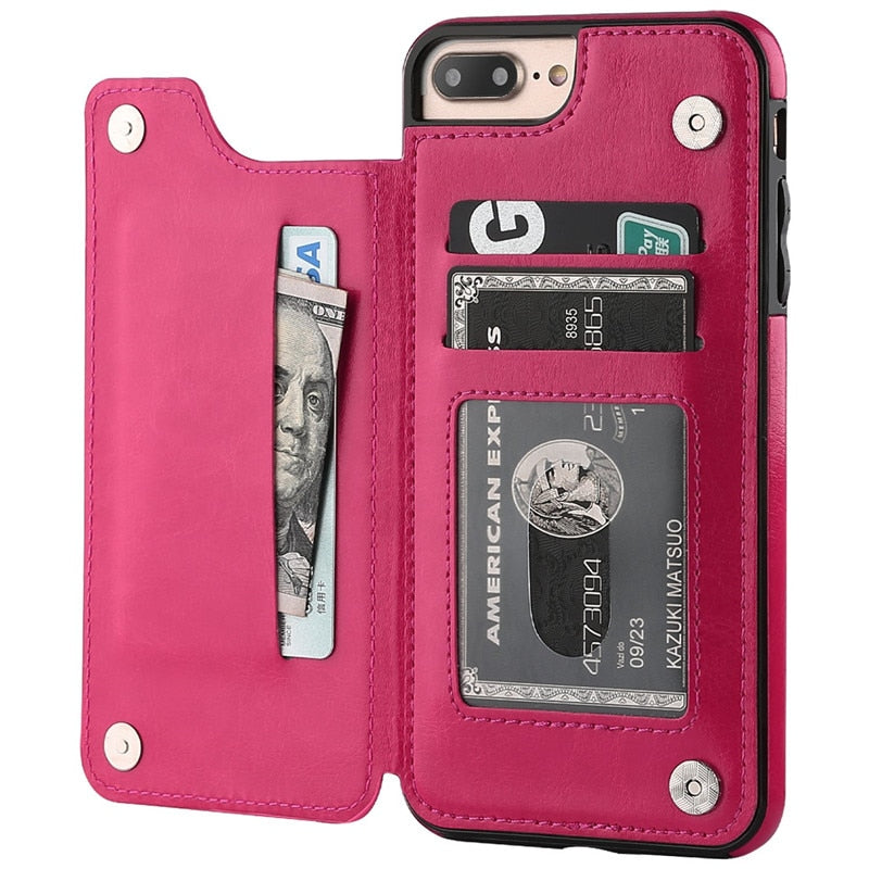 Retro Flip Leather Phone Case