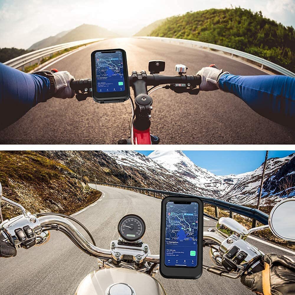 Bike Phone Holder Waterproof Bicycle Mobile Holder