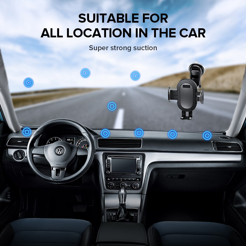 Car Phone Holder 360° Windshield Mobile Cell Support