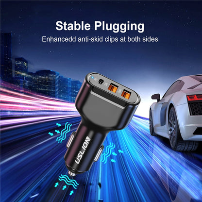 PD Car Charger Mobile Phone USB Charger Fast Charging